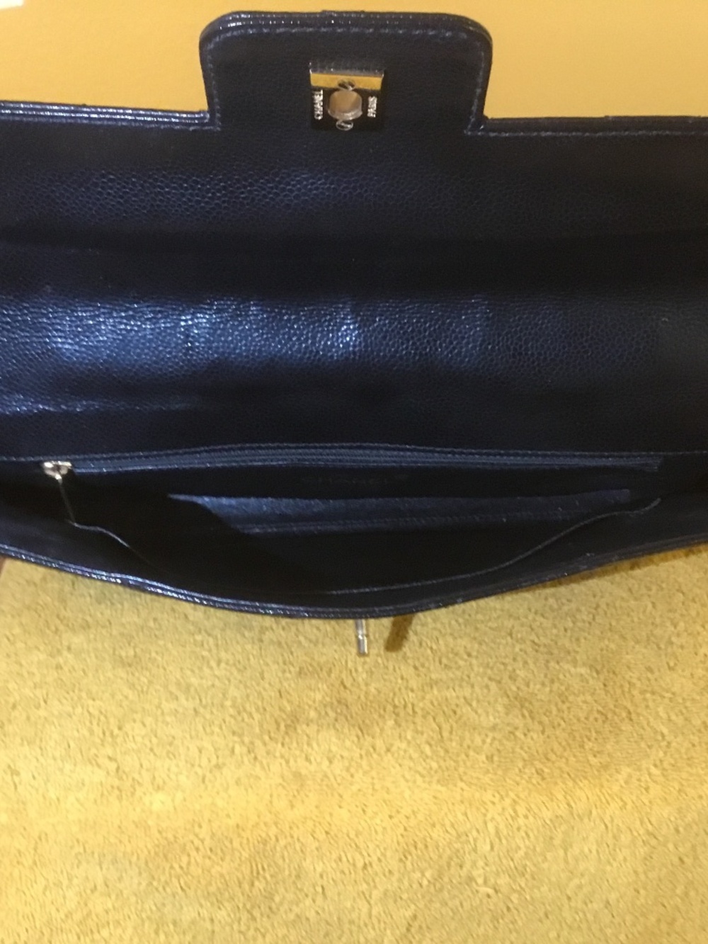 Chanel Black Bag with Gold Chain with Chanel Box - Picture 6 of 16